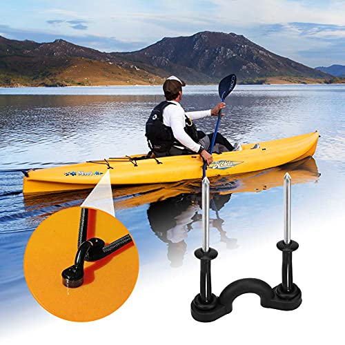 Kayak Anchor Trolley Kit System w/Pulleys Deck Loops Tie Down Pad Eyes Anchor Cleats Ring Screws