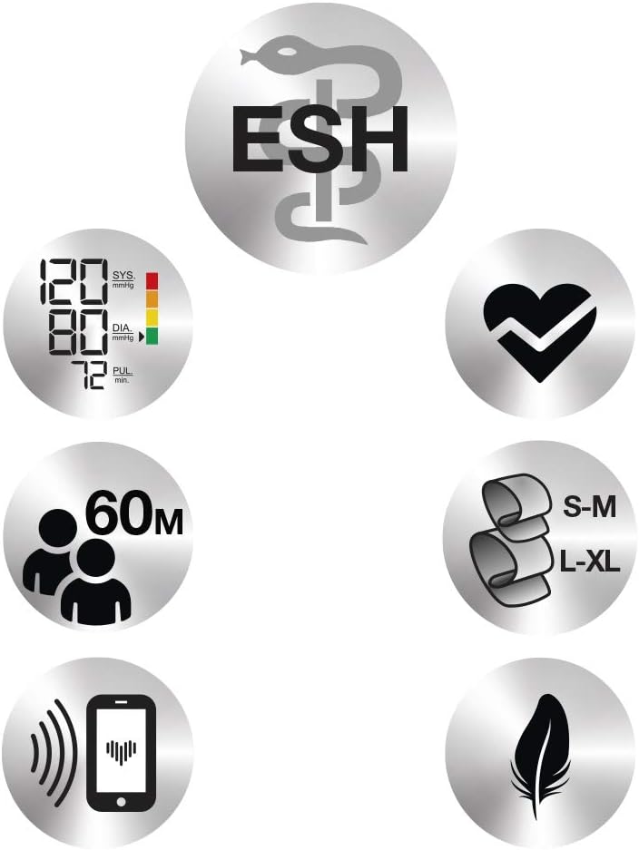 Braun ExactFit 5 Connect Smart Upper Arm Blood Pressure Monitor, Braun Healthy Heart app compatible - Image 5