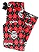 DC Comics Harley Quinn Women's Pajama Super Minky Plush Fleece Sleep Pant (Large)