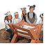 Fun Express Nativity Costume Animal Slip-On Vest and Hat Sets