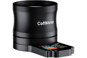 COFFMETER Coffee Moisture Tester for Moisture Content, Density, Sample Temperature, Patented Bean Distributor, HD Touchscreen, Portable, Real-Time Accuracy, for Professional Roasters & Coffee Enthusiasts