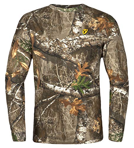 Men's ScentBlocker Long-Sleeve T-Shirt, Realtree Edge X-Large