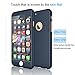 Tekcoo for iPhone 6S Case, iPhone 6 Case, [T360 HY] Ultra Thin Full Body Coverage Protection Scratch Proof Hard Slim Hybrid Cover Shell with Tempered Glass Screen Protector Skin [Dark Blue]