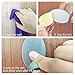 JOJO STYLE Towel Hooks, Adhesive Stainless Steel Utility Durable Hangers Wall Mount for Home Kitchen Bathroom Living Room, 4 Packs - Silver