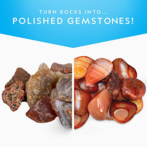 NATIONAL GEOGRAPHIC Rock Tumbler Refill Kit Jasper Mix Of 8 Varieties