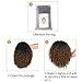 ENTRANCED STYLES Synthetic Curly Wigs for Black Women Afro Brown Wigs with Dark Roots Synthetic Full Wigs Heat Resistant Fiber