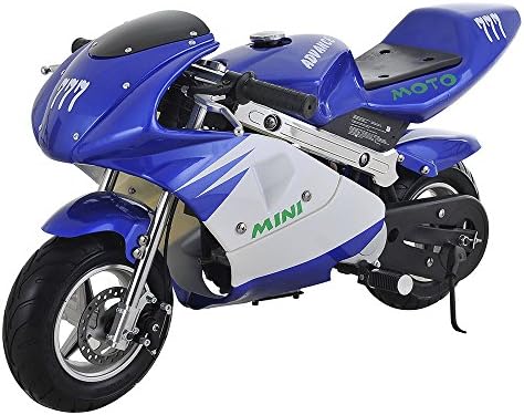 Moto Gas Pocket Bike Motorcycle -Black - Non atv Motor Bicycle