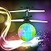 RC Flying Ball Crystal Flashing LED Light Flying ball Earth RC Toy RC infrared Induction Helicopter for Kids, Teenagers Colorful Flyings for Kid's Toy