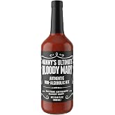 Manny's Ultimate Bloody Mary Mix - Glass Bottle (33.81 Oz), Natural Ingredients, Cocktail Mix, Craft &amp; Batch Drink Mix, Handcrafted Beverage, Non-Alcoholic Bloody Mary