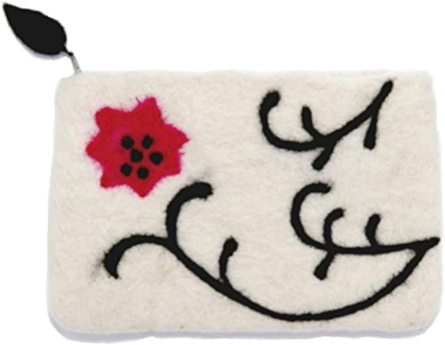 Frabjous Fibers Poppy Notions or Needlecase Bag (White)