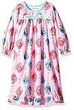 Shimmer and Shine Girls Flannel Granny Gown Nightgown Pajamas (4, Light Pink)
