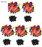 Bunch Water Balloon refill 600---Pack of 5 Biodegradable Magic Water Balloons and Special Rubber Bands