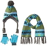 Skr Club Boy's 3 Piece Fairisle Set Arrow Fairisle, Multi, One Size