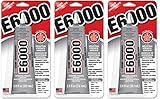 E6000 237032 Multipurpose RpYZgb Adhesive, 2 fl oz Clear (Pack of 3)