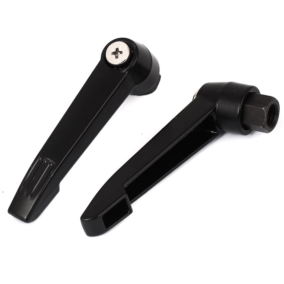 Sourcingmap M10 Female Thread Clamping Lever Adjustable Handle Grip 2pcs