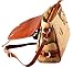 B.ANGEL Retro Vintage Style PVC Leather Map Women Fashion Crossbody Handbag Shoulder Bag Purse