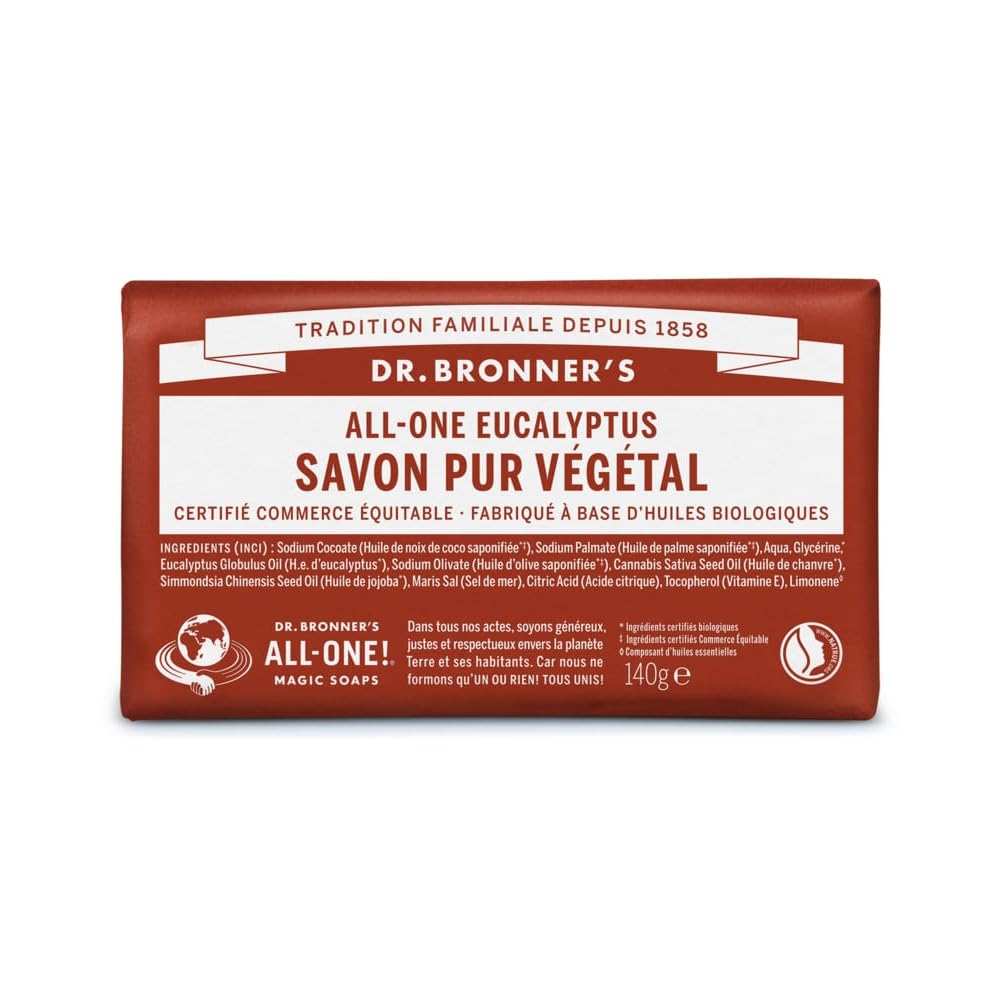 Dr Bronner's All-One Pure Vegetable Soap 140g - Eucalyptus