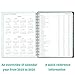 Planner 2019 - Weekly & Monthly Planner with 12 Monthly Tabs, January 2019 - December 2019, Twin-Wire Binding, 8.5