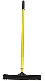 Evriholder FURemover Broom with Squeegee made from Natural Rubber, Multi-Surface and Pet Hair Removal, Telescoping Handle that Extends from 3 ft to 6 ft