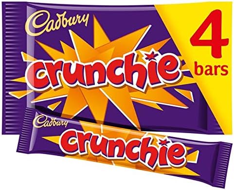 Original Cadbury Crunchie Chocolate Bar Pack Cadbury Crunchie Candy Imported From The UK England The Best Of British Honey Comb Coated In Chocolate Crunchie Bar