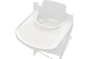 LuQiBabe Baby High Chair Tray Compatible with Stokke Tripp Trapp Chair (V2 and Beyond) with Smooth Surface and Strong Suction