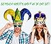 Assorted Party Hats Set of 6 Funny Dress Up & Costume Hats for Adults, Teens, Photobooth, Party, Weddings, etc