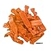Hair Ties 20 Elastics Ponytail Holder Set No Crease Ribbon Bands (Orange) primary