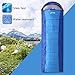 SEMOO Sleeping Bag, Portable Lightweight Water Resistant Temp Rating 42.8F/6C, Comfort 3 Season Envelope Sleeping Bags with Compression Sack Bluethumb 4
