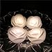 ARDUX Valentine's Day Rose Gift - Pack of 4 LED Floating Candles - Flameless Floating Rose Tea Lights Waterproof Flower Wax Candles Battery-Powered for Wedding Centerpieces Pool Party Decoration