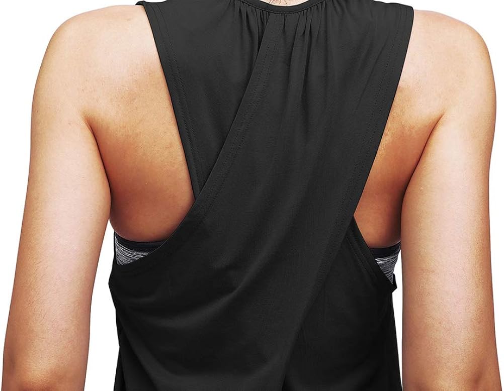 Mippo Workout Tops for Women Yoga Tops Athletic Racerback Tank Tops Gym Clothes at  Women’s Clothing store