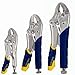 IRWIN VISE-GRIP Locking Pliers Set with Kit Bag, Fast Release, 3-Piece (1771882) (Renewed)