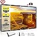 Projector Screen 100 Inch, 16:9 HD 4K No Crease Portable Video Projection Movie Screen Grommets for Home Theater Outdoor (100 Inch)