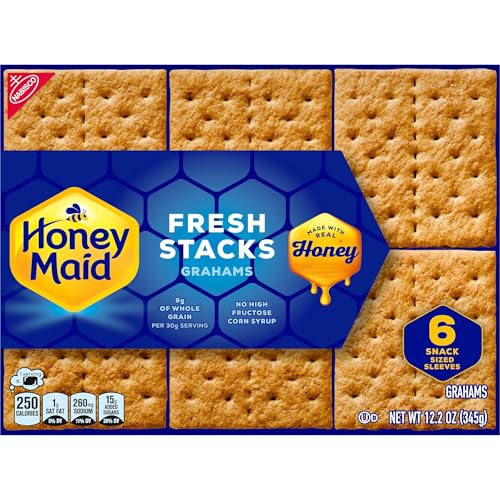 HONEY MAID FRESH STACKS GRAHAM CRACKERS, 12.2 OZ (6 STACKS)