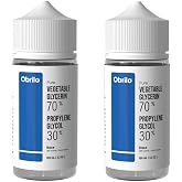 Obrilo 100 mL (3.3 oz.) x 2 Bottles 70/30 Blend Vegetable Glycerin (VG) &amp; Propylene Glycol (PG), Pure USP Kosher, Food Grade, DIY