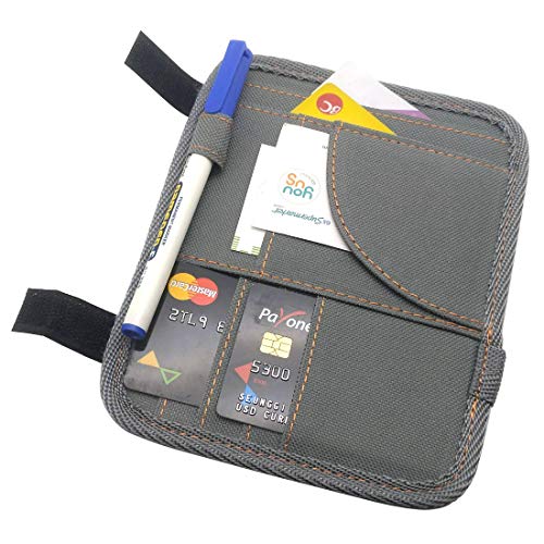 Four-level pockets Car Sun Visor Organizer Storage Bag Holder CD Case Card Pocket Pouch
