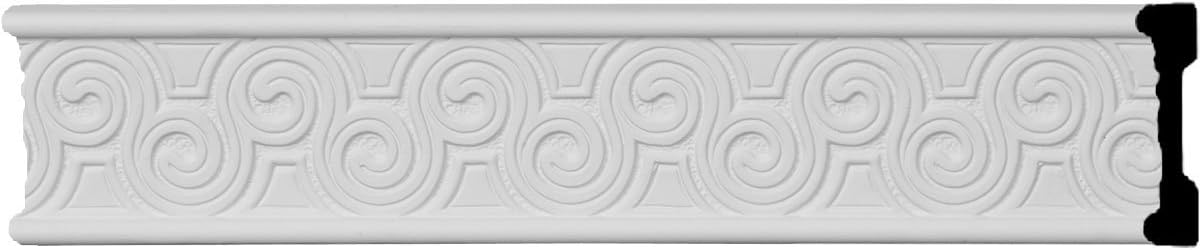 2 1/2"H x 1/2"P x 94 1/2"L, (4 1/8" Repeat), Bedford Window & Door Casing: Home Improvement