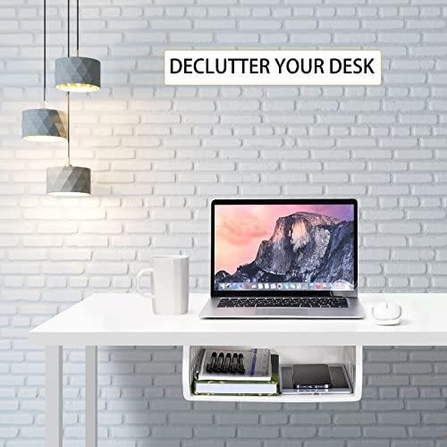 Under Desk Storage Shelf, KLIONGO Under Desk Drawer for Office/IKEA