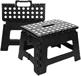 BozexPro 9 Inch Folding Step Stool Non-Slip Portable 250lb Capacity Kitchen view 2