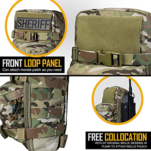 IDOGEAR Mini MOLLE Hydration Pouch Tactical Water Reservoir Bag Outdoor