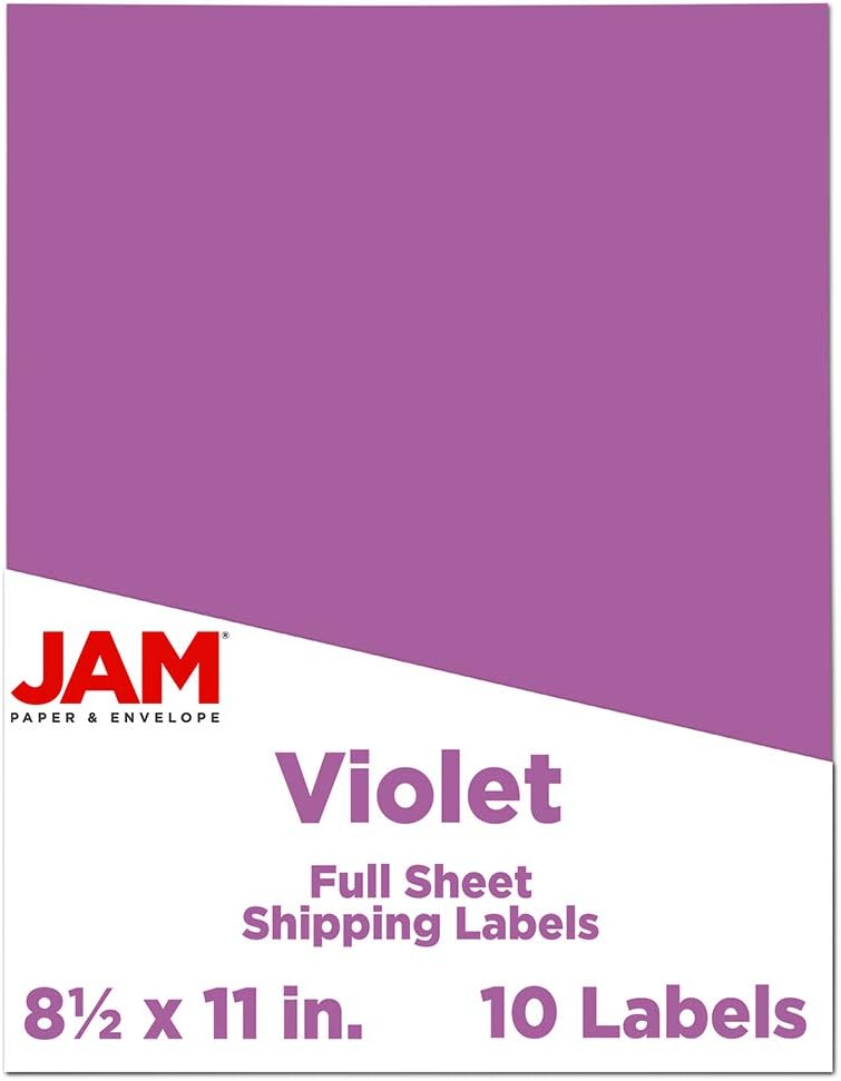 JAM PAPER Shipping Address Labels - Large - 3 1/3 x 4 - Ivory - 120/Pack : Office Products