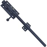 12in Slide Bolt Gate Latch 304 Stainless Steel Barrel Bolt Latch Heavy Duty Door Security Lock Thickened Door Latches Hardware with Mounting Screws for Barn Fence Shed Basement