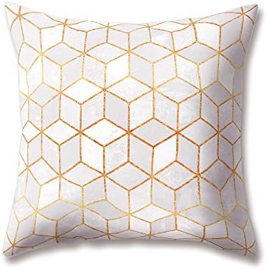 Hengjiang Soft Plush Nordic Style Cushion Covers Green Pink White Black Grey Geometric Printing 18x18/45x45cm Throw Soft Plain Pillow Cases For Home Sofa Bed Decorative