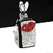 Bestbling Bling Bling Car Key Holder 3D Handmade Leather Auto Key Case Car Key Gourd Leather Holder Cover Case with Luxury Bling Crystal Diamond Rhinestones (Lips Red)