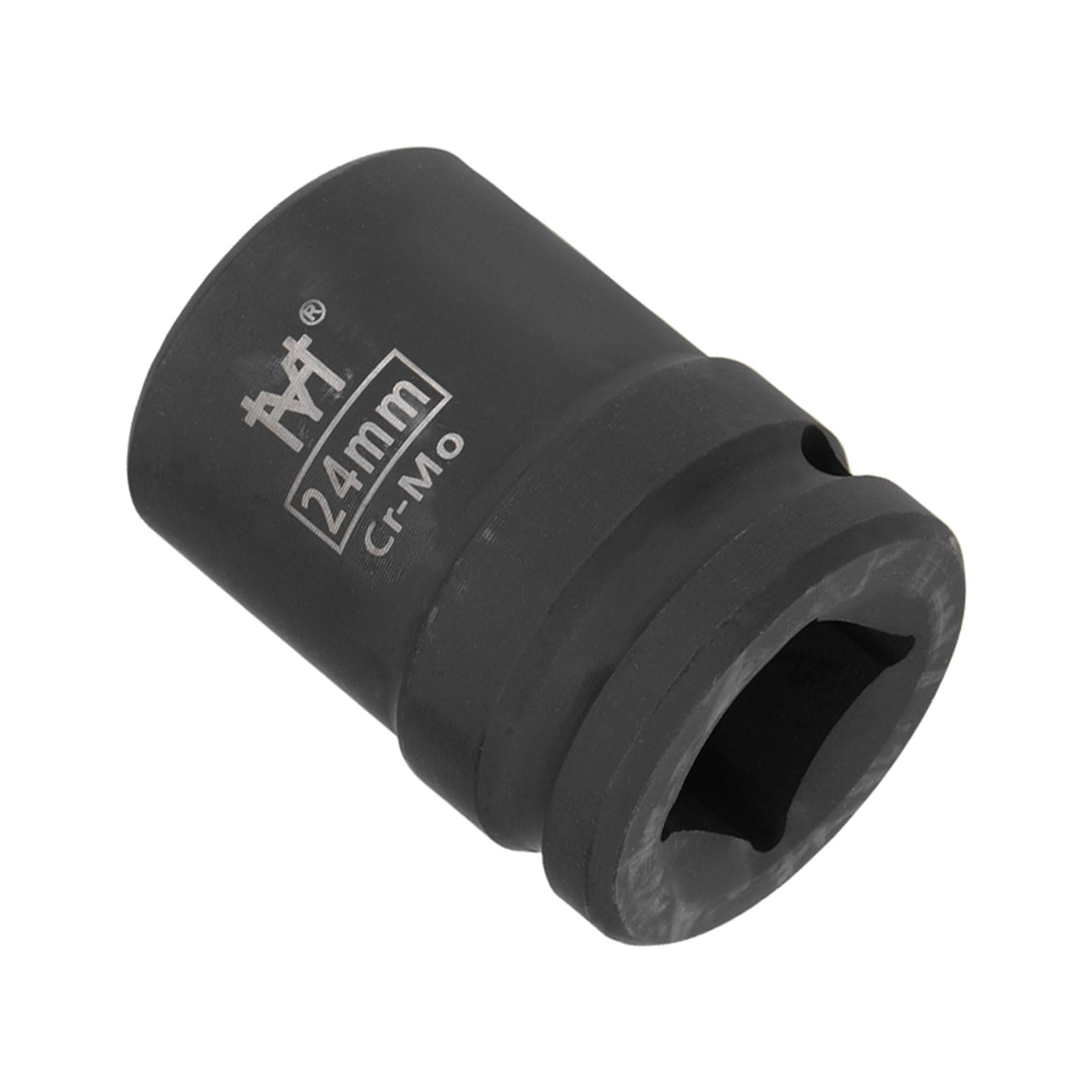 CoCud Shallow Impact Socket, 3/4" Drive 24mm Socket, Cr-Mo Steel Hex Wrench Socket - (Applications: for Home Maintenance)