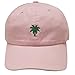 City Hunter C104 Palm Tree Summer Cotton Baseball Cap 15 Colors (Pink)