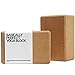 BASICALLY PERFECT [2 PC Set] Cork Yoga Blocks, Eco-Friendly, Non-Toxic, Non-Slip, Will Not Chip, 9