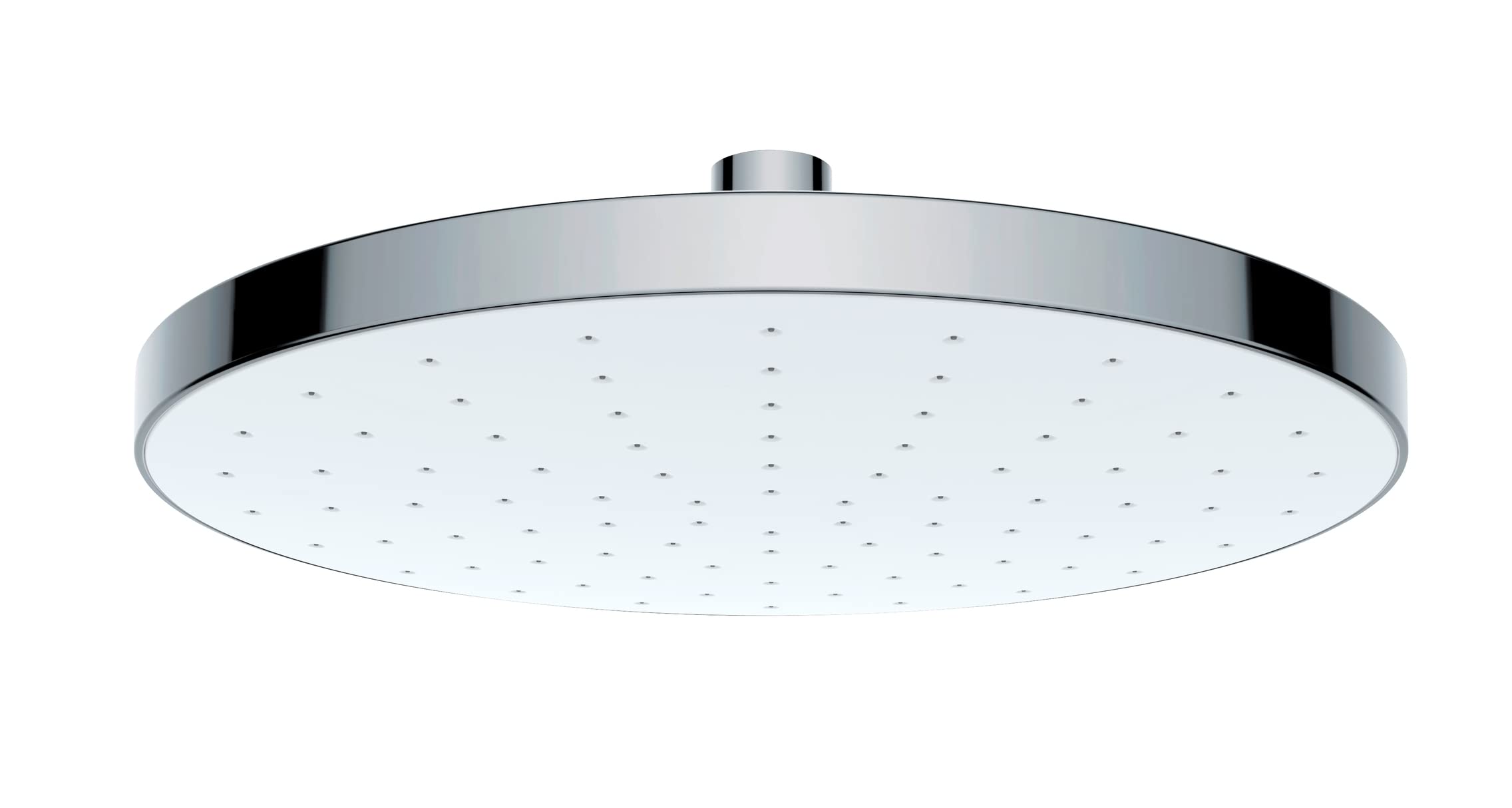 WENKO Shower Head No Limescale Automatic Cleaning Shower Head Anti-Limescale with Auto Cleaning Function Rain Shower Round Chrome Diameter 22.5 cm — image 1