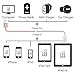 LAX iPhone Charger Lightning Cable - MFi Certified Durable Braided Apple Lightning USB Cord for iPhone 11/11 Pro Max/XS Max/X/iPad, iPod & More 2 Pack