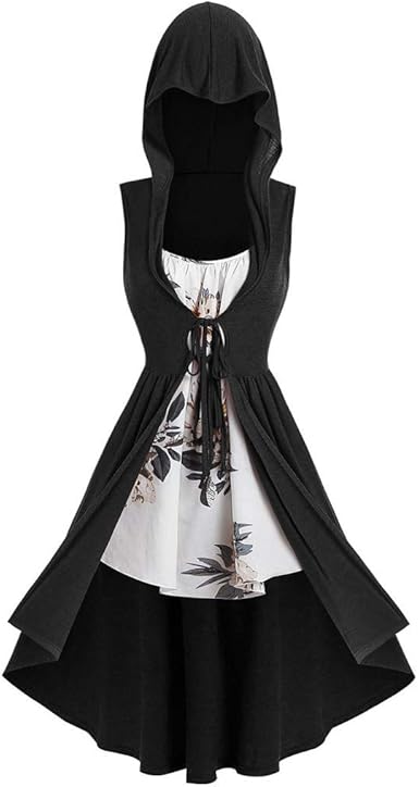 sleeveless hooded cloak