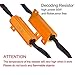 TUINCYN 2pcs 50W 8 ohm 7443 7444NA Led Load Resistor - Fix Headlight LED Bulb Fog Lamp Fast Hyper Flash Turn Signal Blink Light Error Code Canbus Resistors Decoder